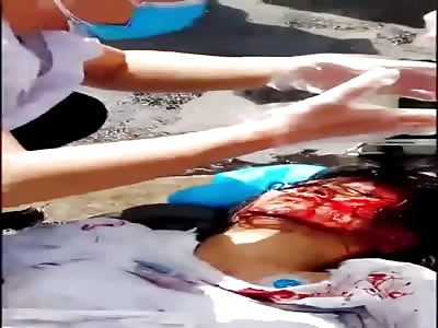 Car Accident: Father Dead, Mother and kid injured