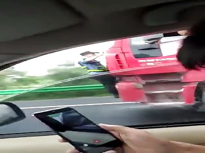 Giving out traffic tickets is not easy in China