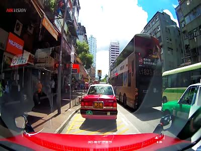 Hong Kong Taxi Driver kills 1 dead 9 wounded (skip to 01:35) part 1
