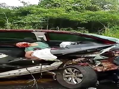 Fatal car crashed in high speed 