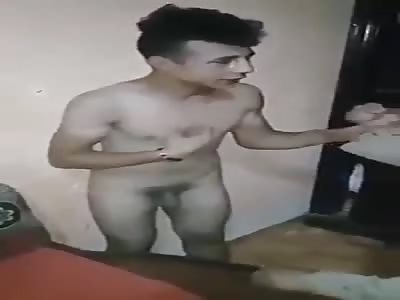 Dude Beaten Cock Out and All