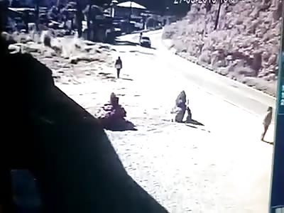 Biker and Car Meet Head On