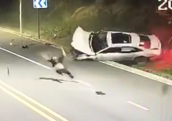 Rollover Accident Lauches Woman Out of Her Car