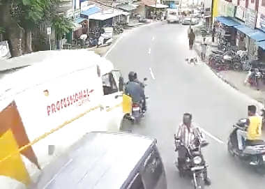 Biker Duo Gets Mowed Down by Truck