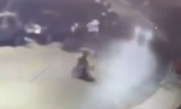 Mini Cooper Mows Through Bicyclist