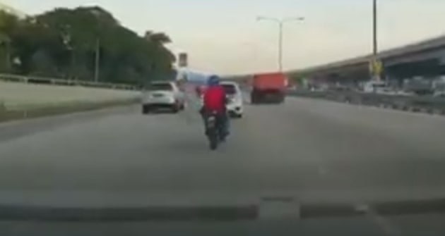 Biker vs. Dump Truck