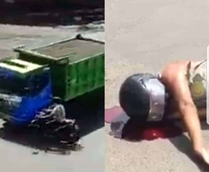 Motorbiker Doesn't See It Coming