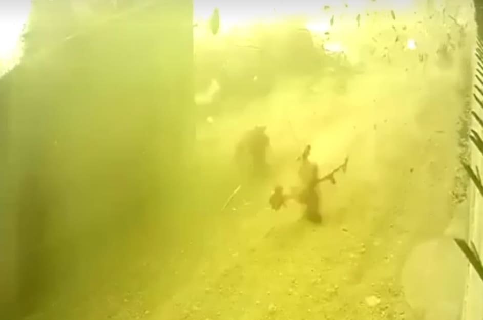 CCTV Footage of Ukraine Plane Crash