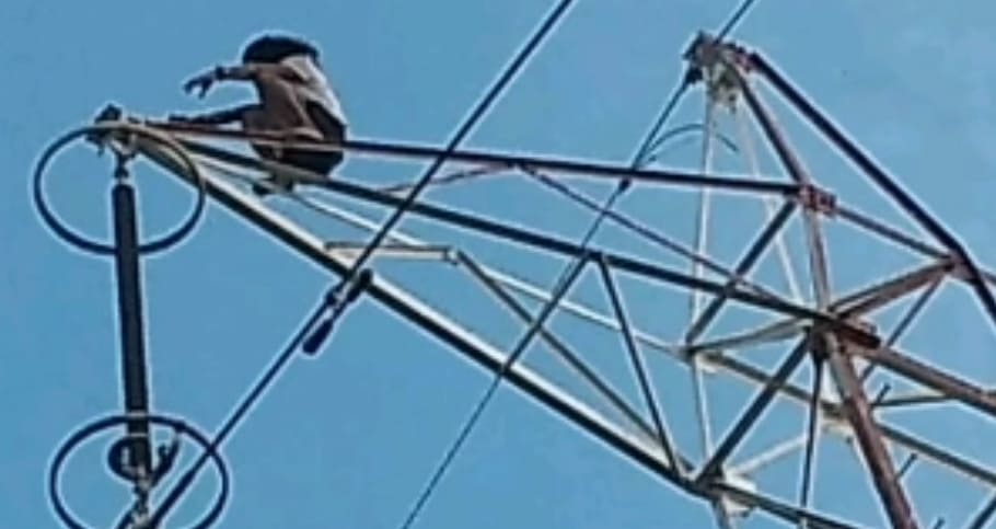 Woman Takes a Graceful Leap