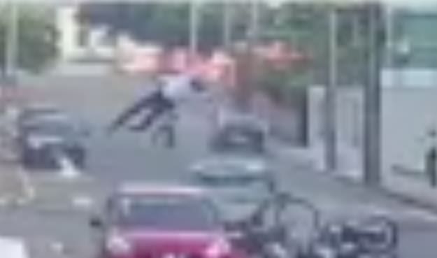 Biker Gets Some Nice Air