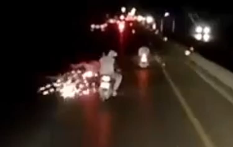 Bikers Racing Meet the Asphalt