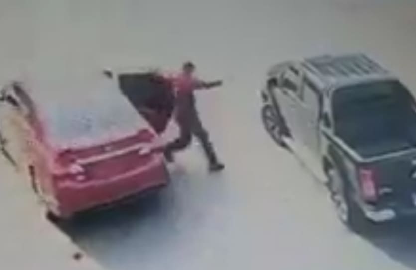 Men Riddle Their Target w/ Bullets