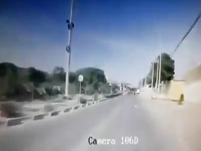 Dash Cam Catches Suicide