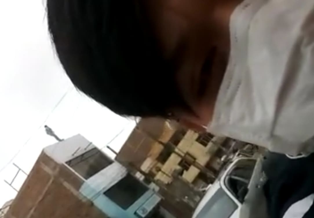 Selfie While Woman Commits Suicide