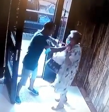 Scumbag Brutally Assaults Elderly Woman