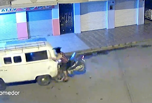 Ouch: Woman Slams Into Parked Car