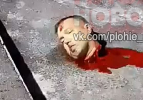 Suicide Jumper Loses His Head