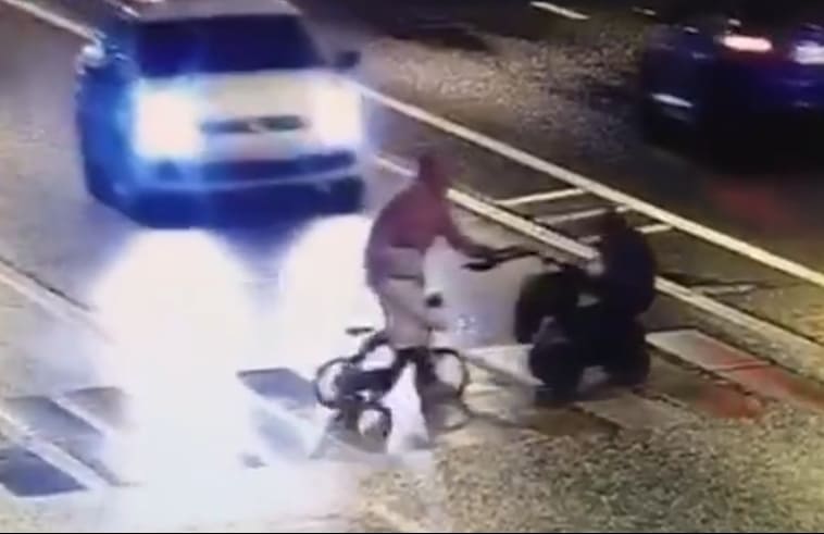 Kids Hit While Crossing Road with Their Mother