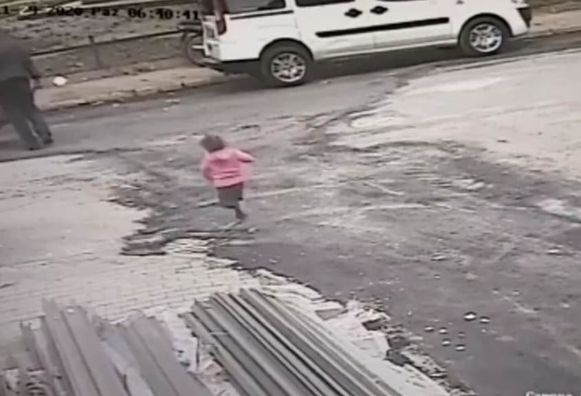 Little Kid Ran Over By Box Truck