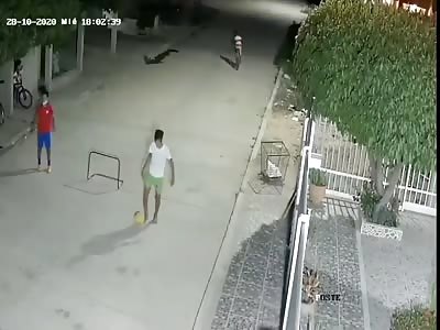 Playing Soccer with a Motorbiker 