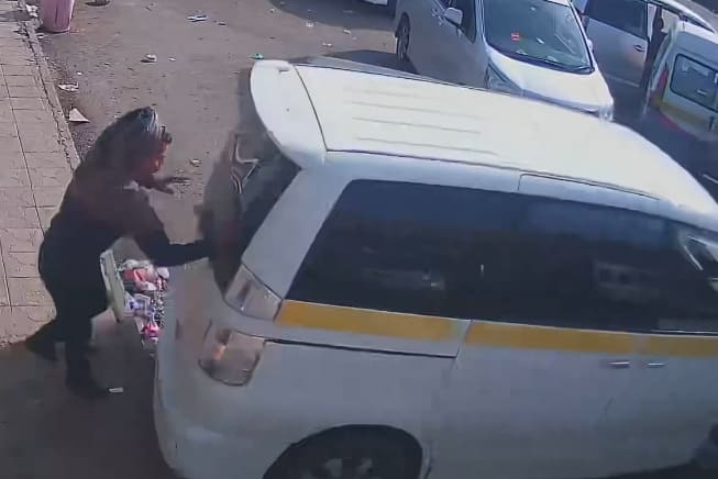 Damn: Dude Gets Crushed Against Wall