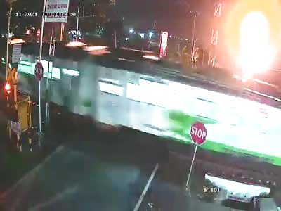 Biker Killed Crossing the Tracks