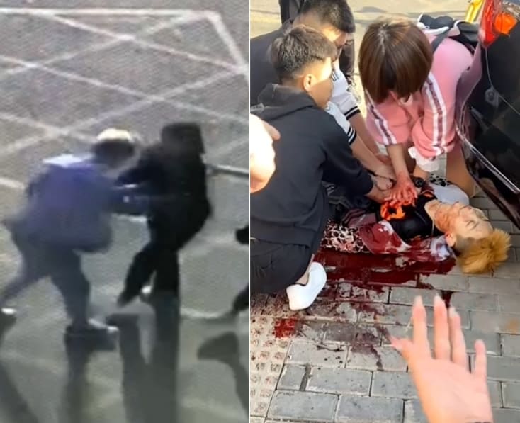 Crowd Watches As Man is Fatally Stabbed