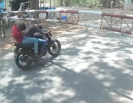 Pillion Rider Takes a Trip to Hindu Heaven