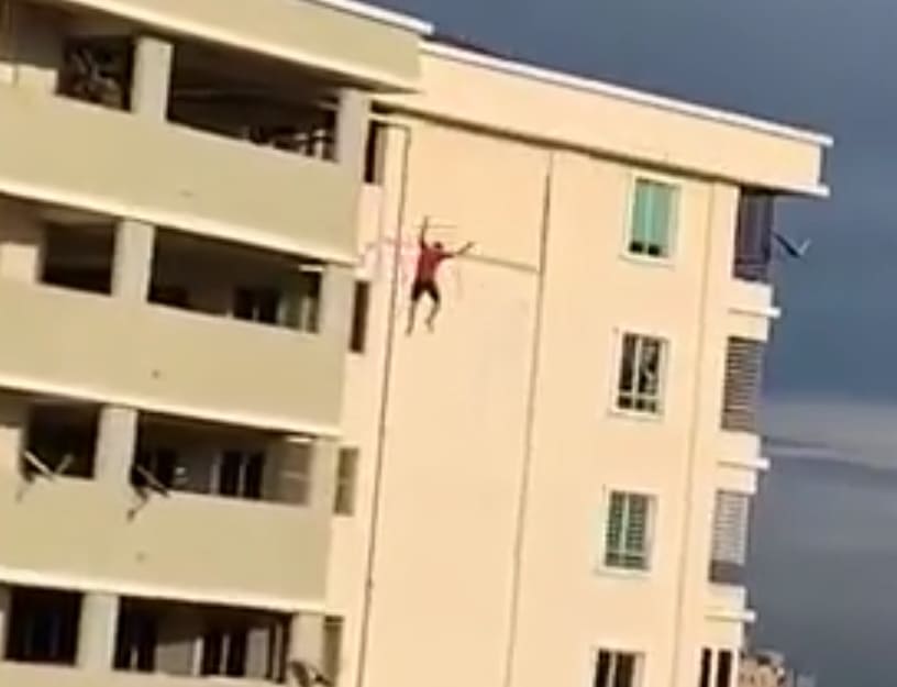 He Commits To The Jump