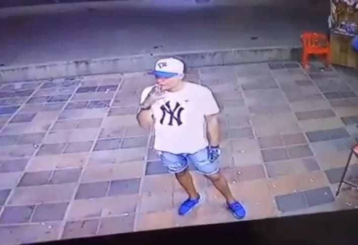 His Last Drag Of A Cigarette 