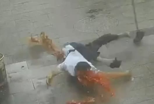 Jumper Explodes On Impact