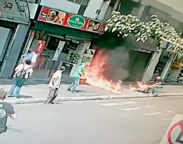 Innocent Woman Set Ablaze During Argument
