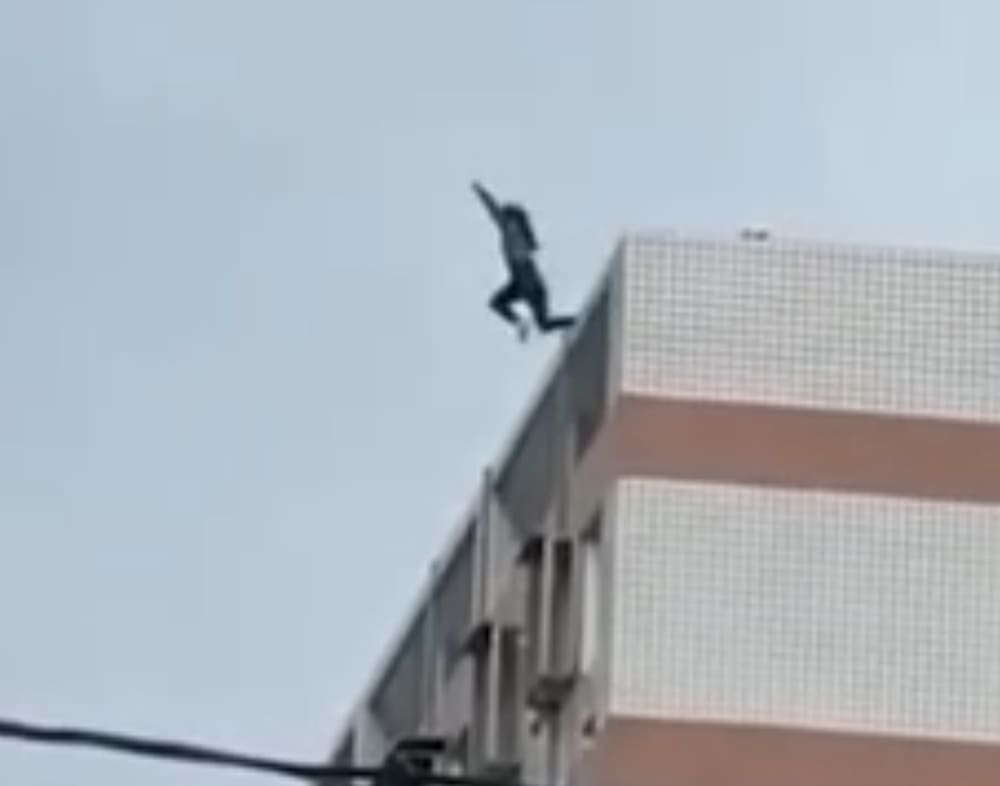 Running Start For Suicidal Woman