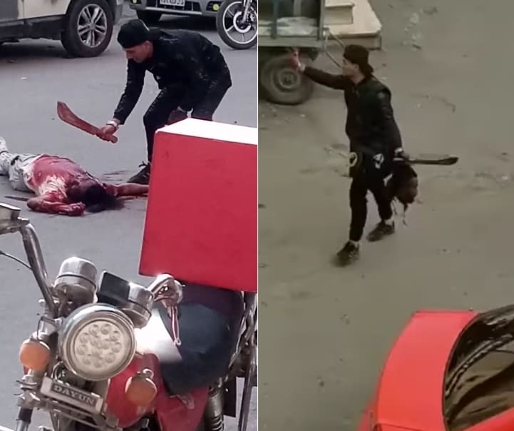 Crowd Watches Man Being Decapitated (Other Angles)