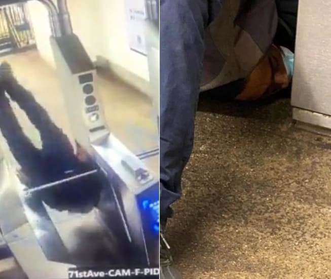 Man Breaks Neck Attempting To Jump Turnstile