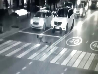 Successful Suicide On The Crosswalk