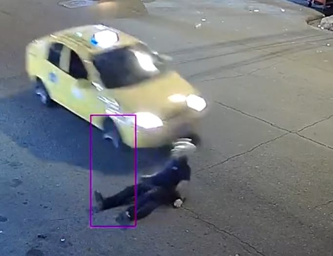 Drunk Guy Takes His Last Stumble