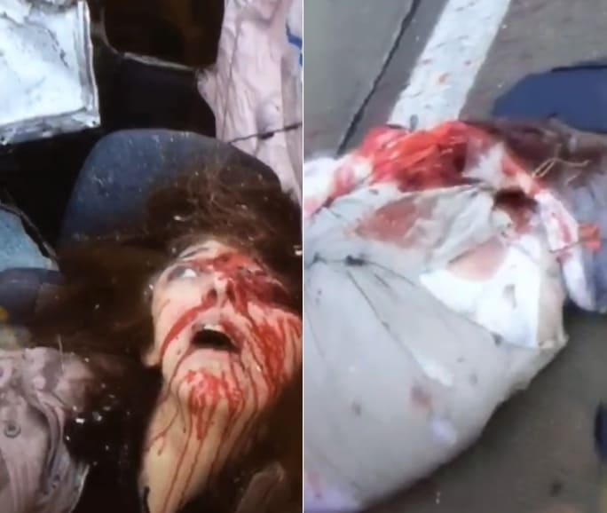 Aftermath Of Brutal Crash At Intersection 