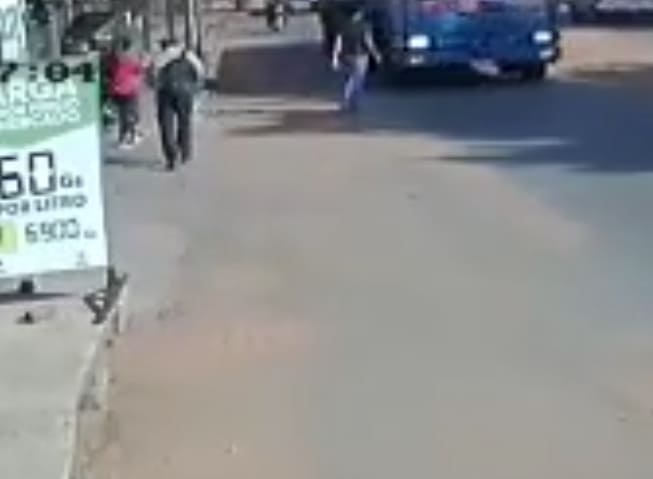 Guy Ends His Day Under Wheels Of A Fuel Truck