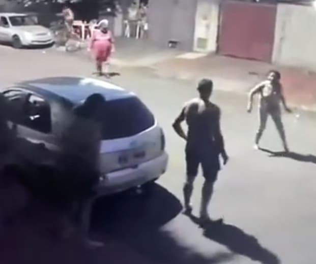 Woman Fatally Shot While Defending Son