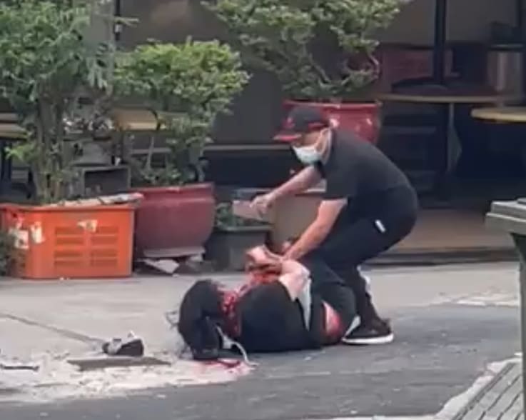 Man Ruthlessly Attacks Wife With Cleaver