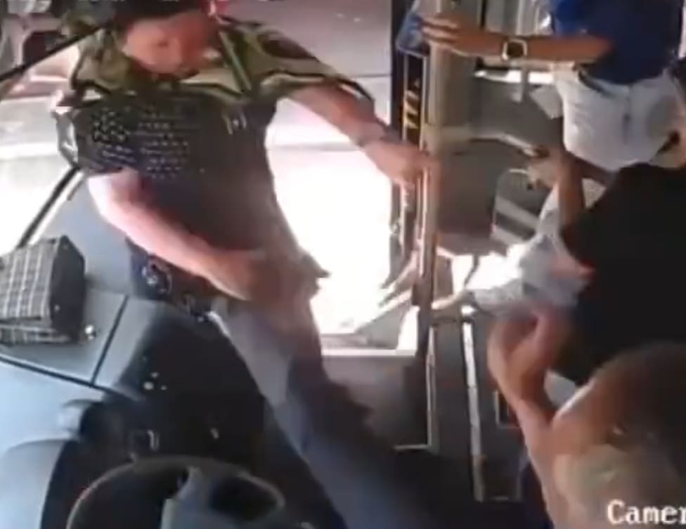 Loud Mouth Bitch Spartan Kicked Off Bus