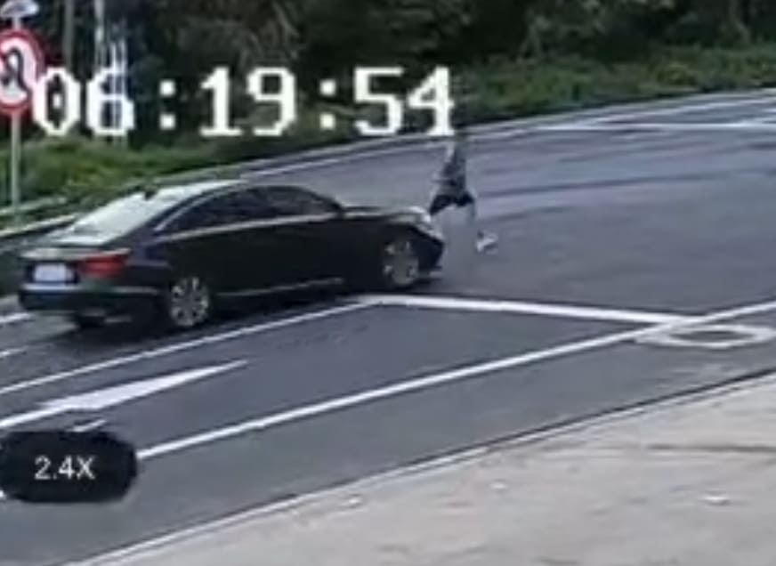 Jogger Forgot To Look Both Ways