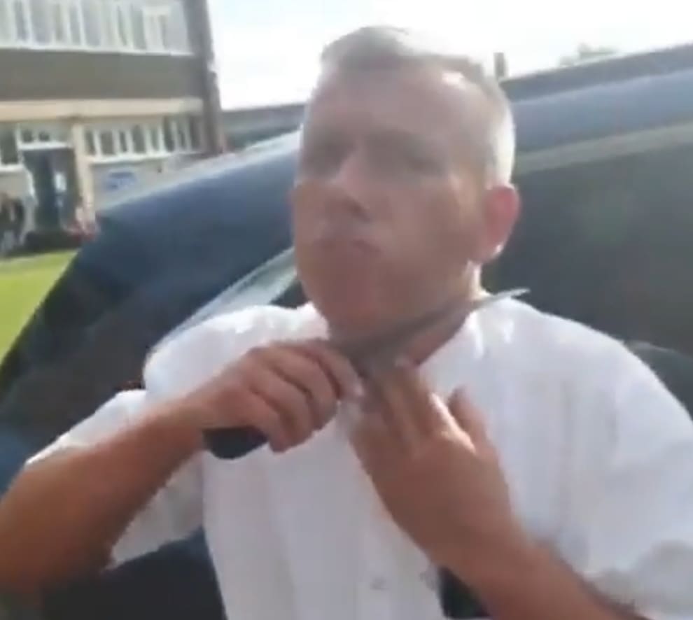 Pedophile Slits Throat During Sting Operation 