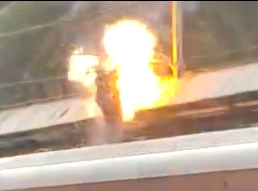 Train Runner Feels The Pain