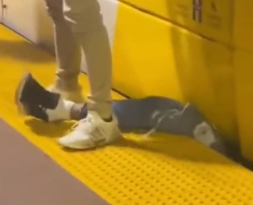 Man Killed After Being Pushed Onto Train Tracks