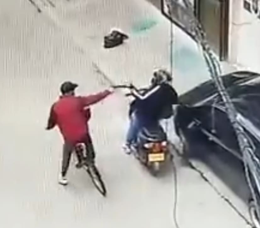 Hitman On Bicycle Surprises His Target With A Silenced Pistol