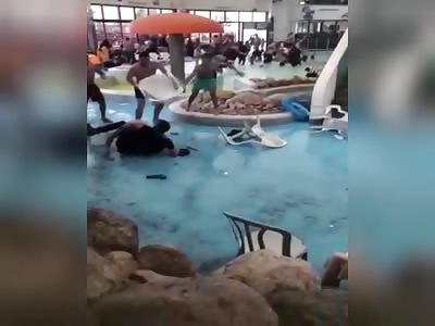 arabs attacks water park security guys 
