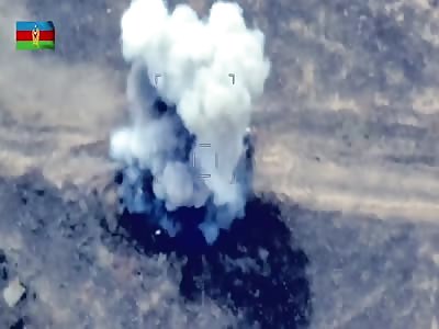 Azerbaijan bombing the shit out Armenians soldiers
