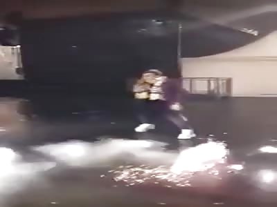 Shock Moment on New Years Eve